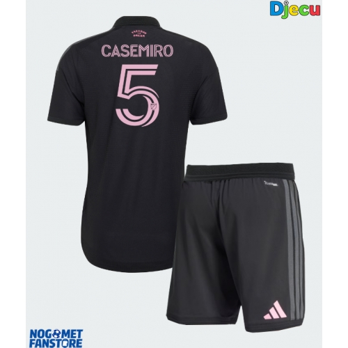 Inter Miami Casemiro #5 Gostujuci Dres za djecu 2026-27 Kratak Rukav (+ Kratke hlače)